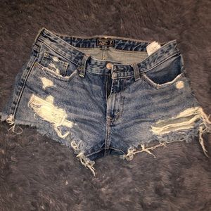 Abercrombie & Fitch Distressed Shorts